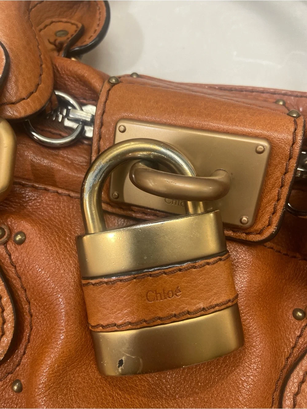 Chloé Paddington Satchel Bag- Vintage
